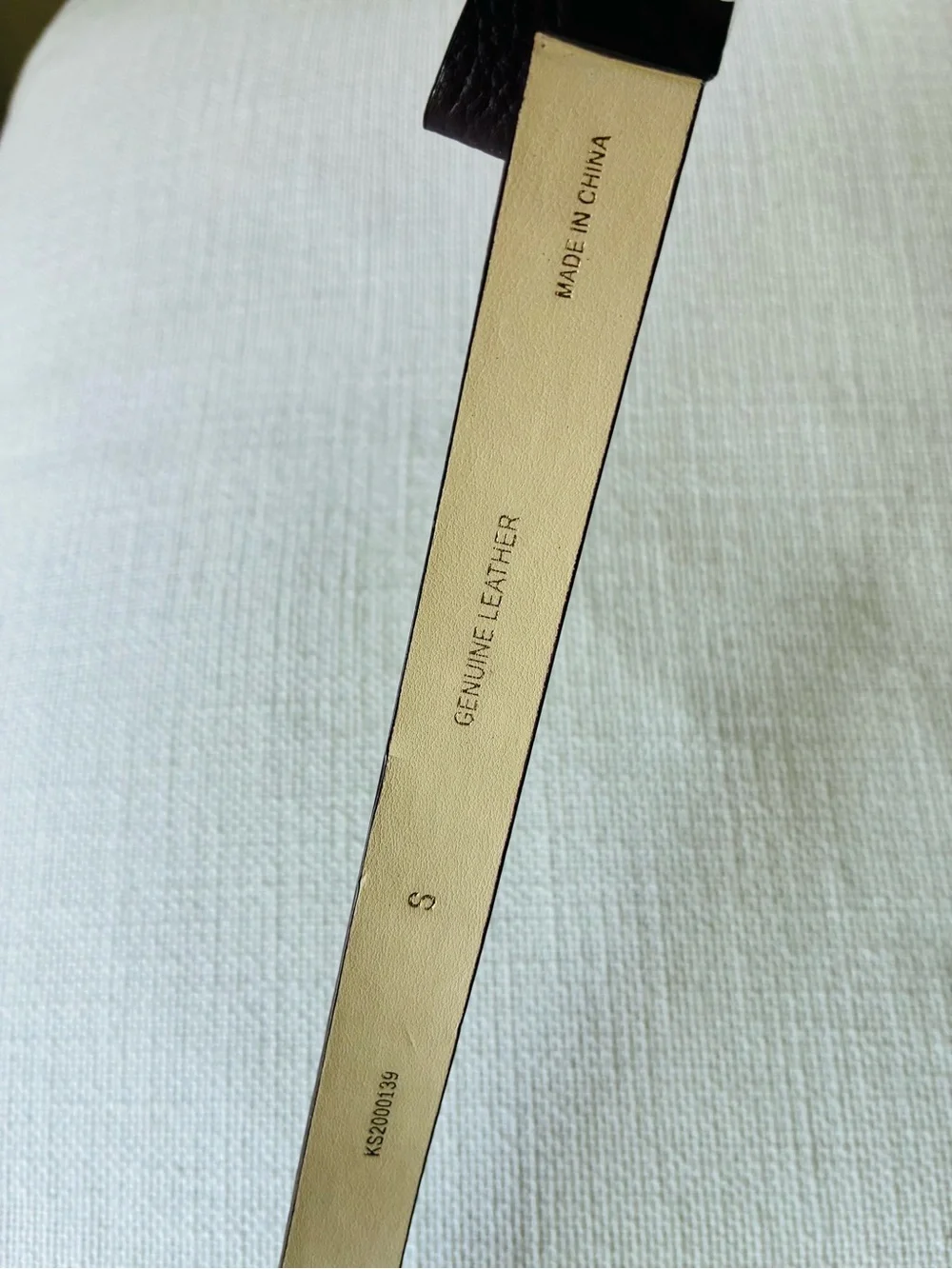 *NWT* Kate Spade S 85cm Genuine Leather Belt Purple - Gold Buckle